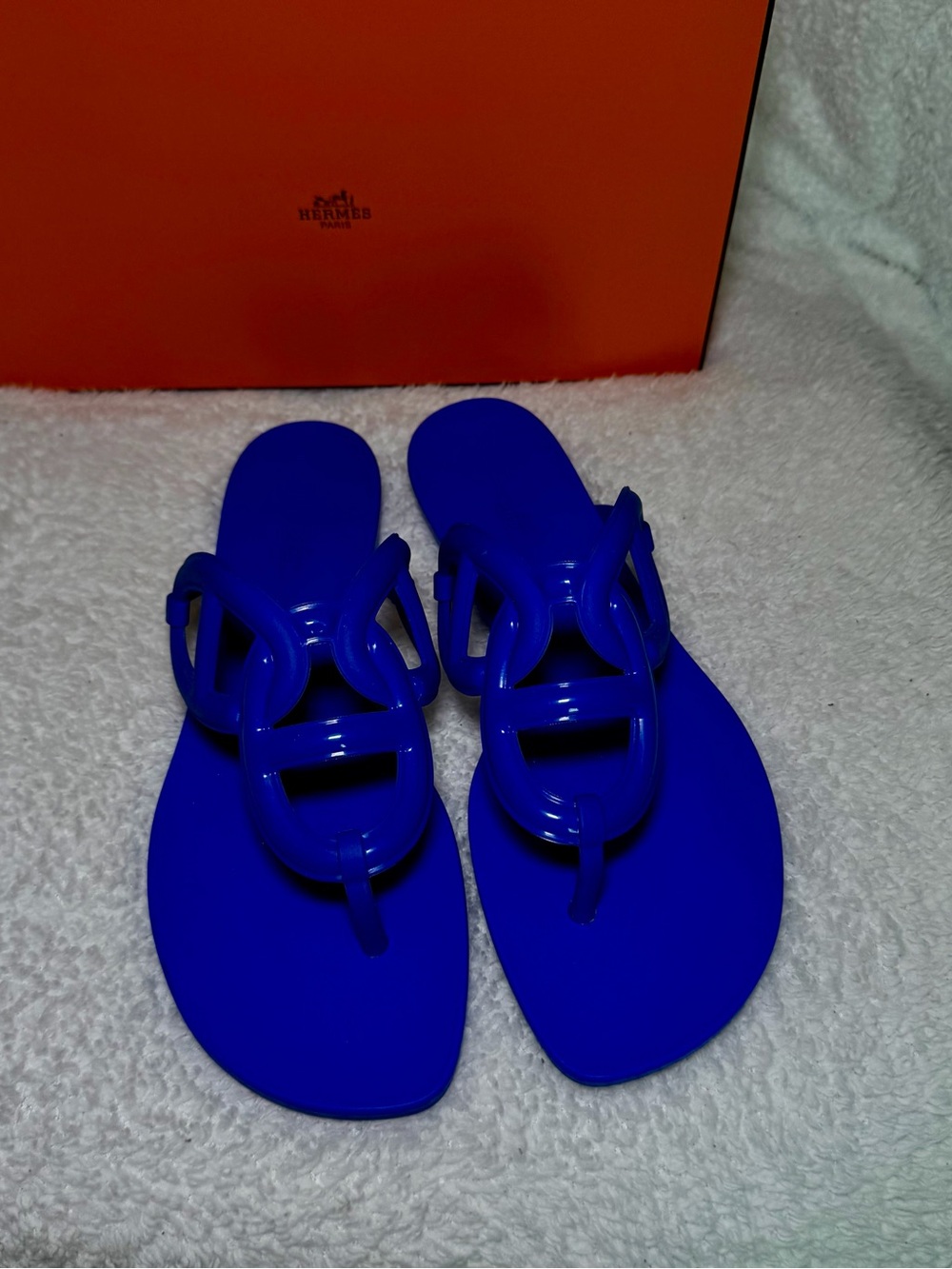 Hermès Egerie Jelly Sandals size 40